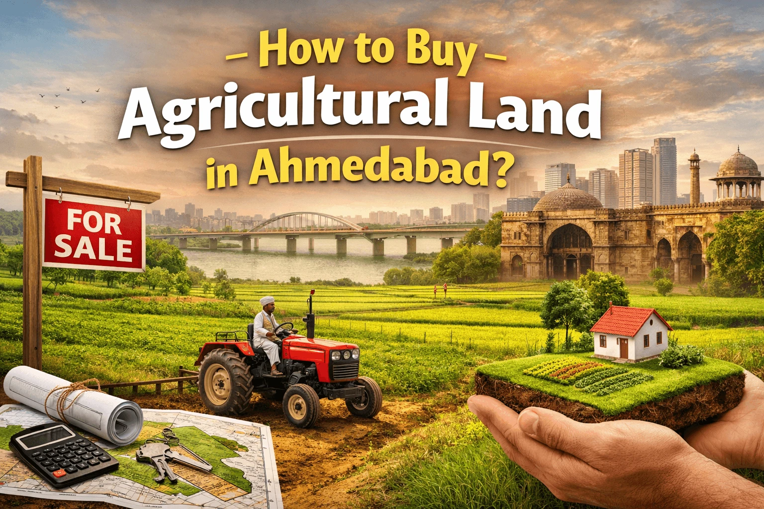 How to buy agricultural land in Ahmedabad?