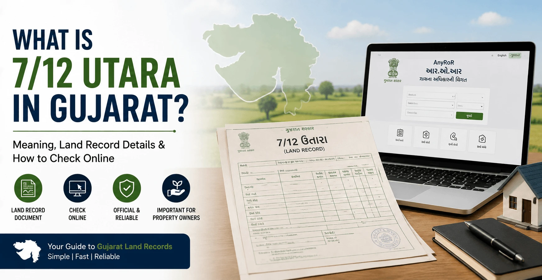 What Is 7/12 Utara in Gujarat? Meaning, Land Record Details & How to Check Online